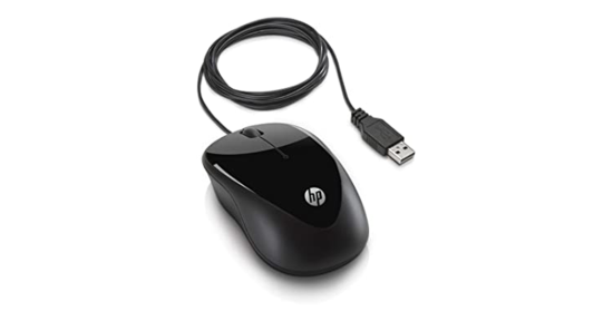 HP X1000 Wired Mouse (Black)