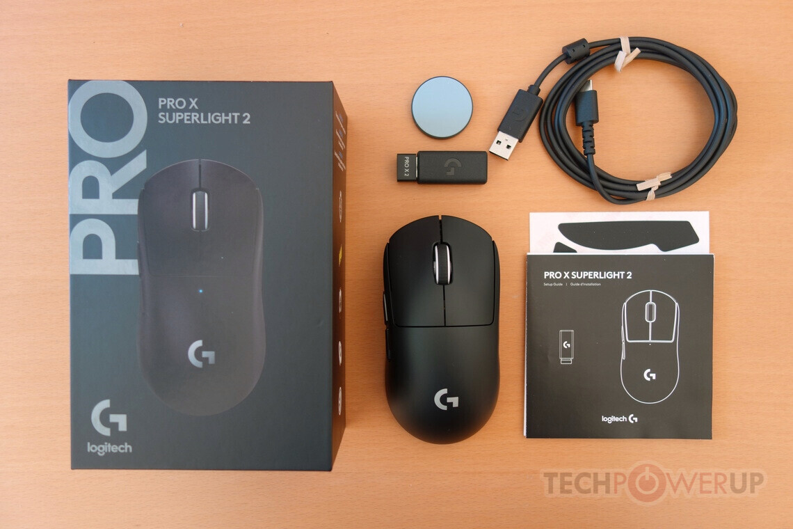 Logitech G Pro X Superlight 2 Wireless Mouse (Black)